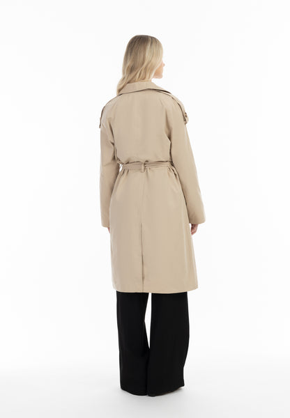 DreiMaster Klassik Damen Klassischer Trenchcoat