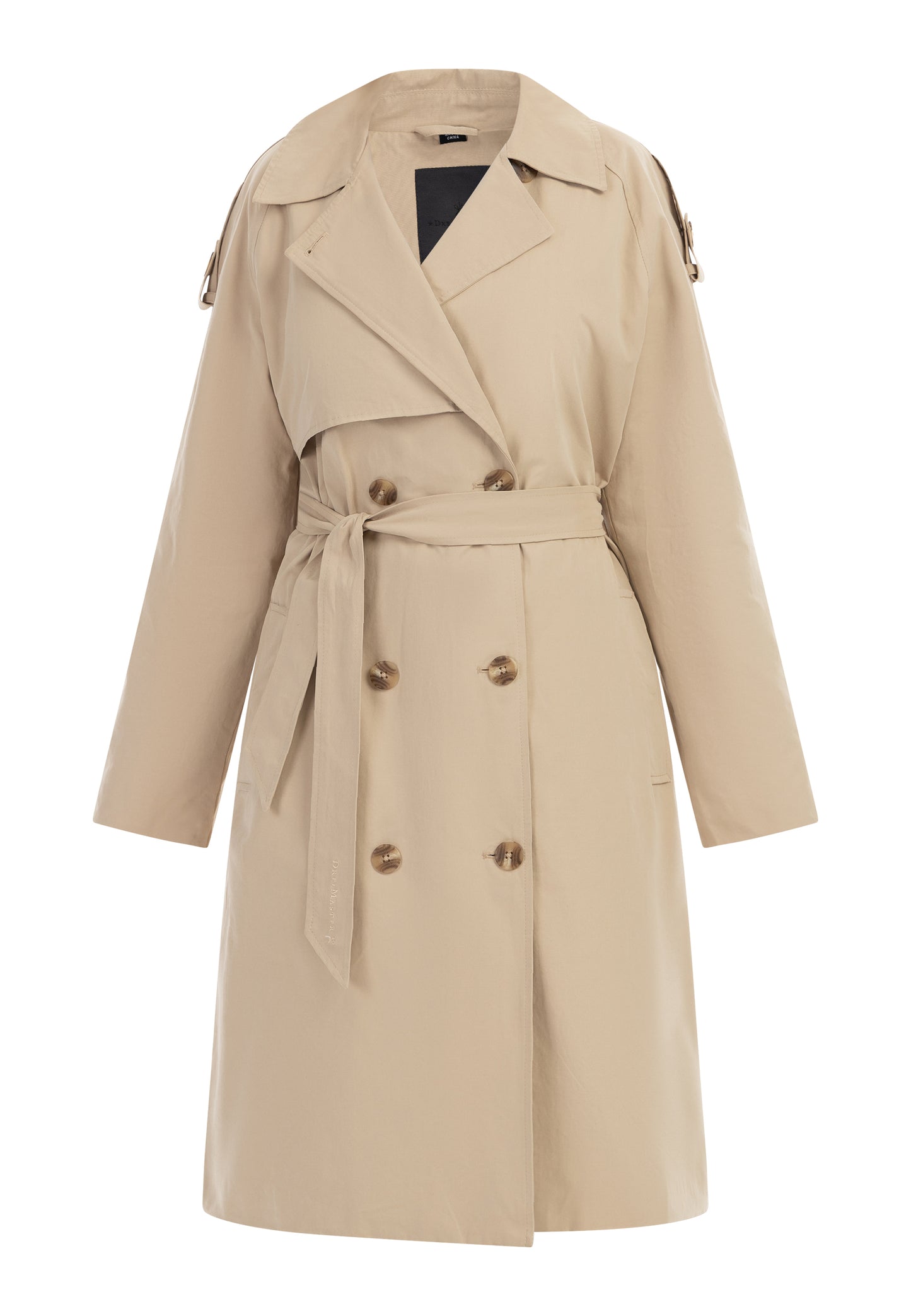 DreiMaster Klassik Damen Klassischer Trenchcoat