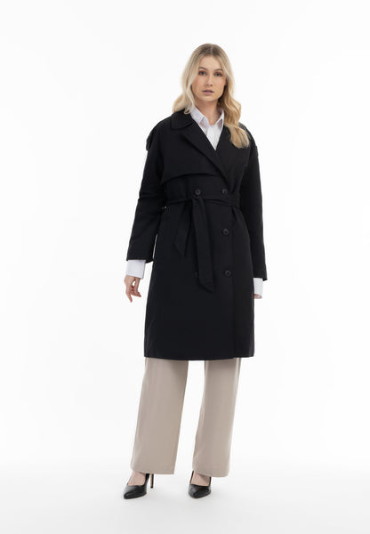 DreiMaster Klassik Damen Klassischer Trenchcoat