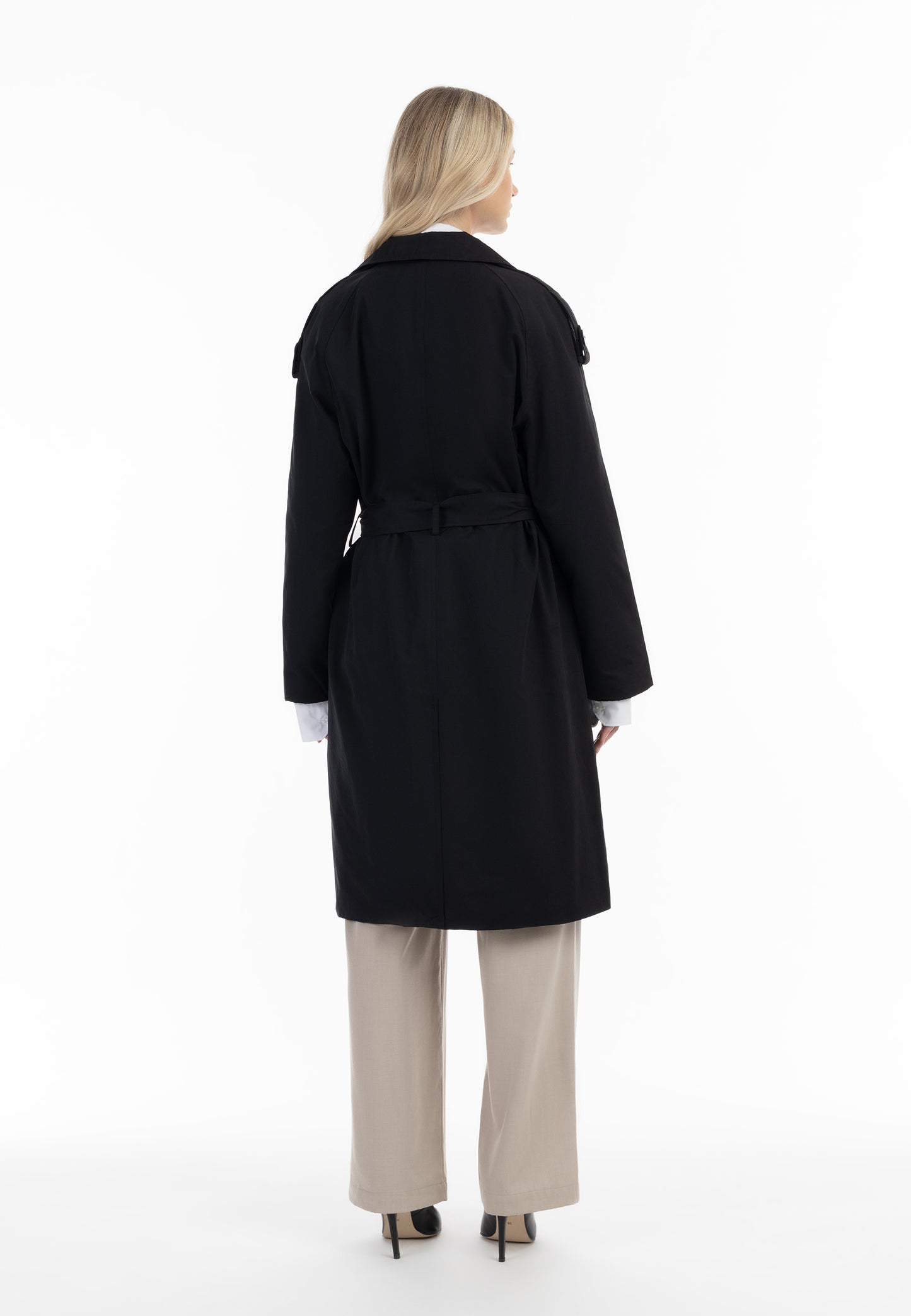 DreiMaster Klassik Damen Klassischer Trenchcoat