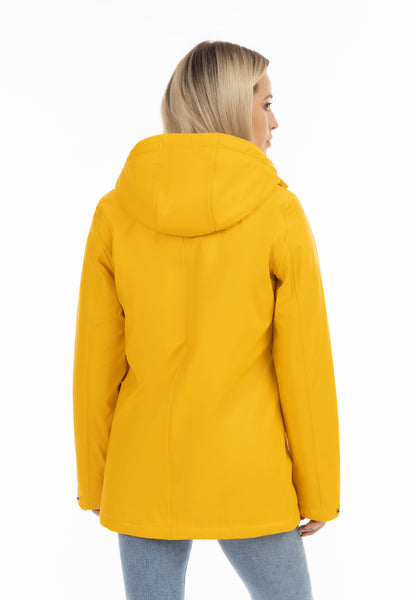 Schmuddelwedda Women's Rain Jacket With Faux Fur Lining