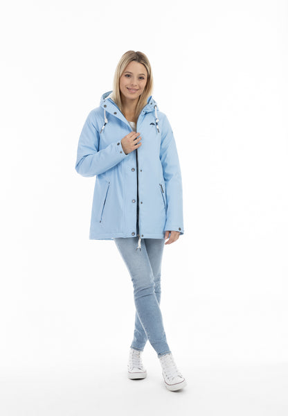 Schmuddelwedda Women's Rain Jacket With Faux Fur Lining