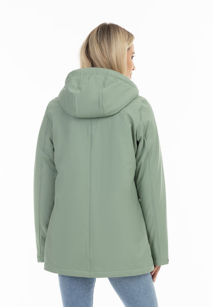 Schmuddelwedda Women's Rain Jacket With Faux Fur Lining