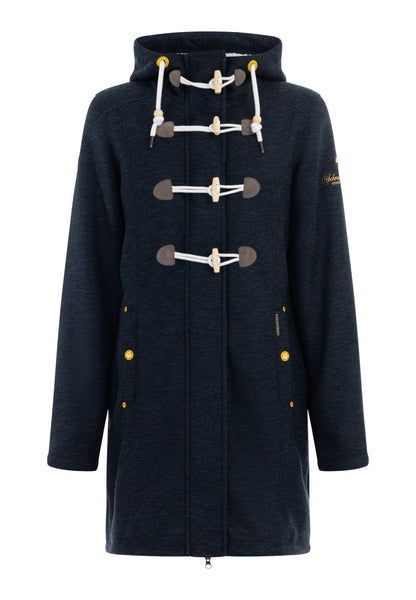 Schmuddelwedda Women's Knit Fleece Duffle Coat