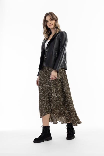 DreiMaster Vintage Women's Leather Blazer