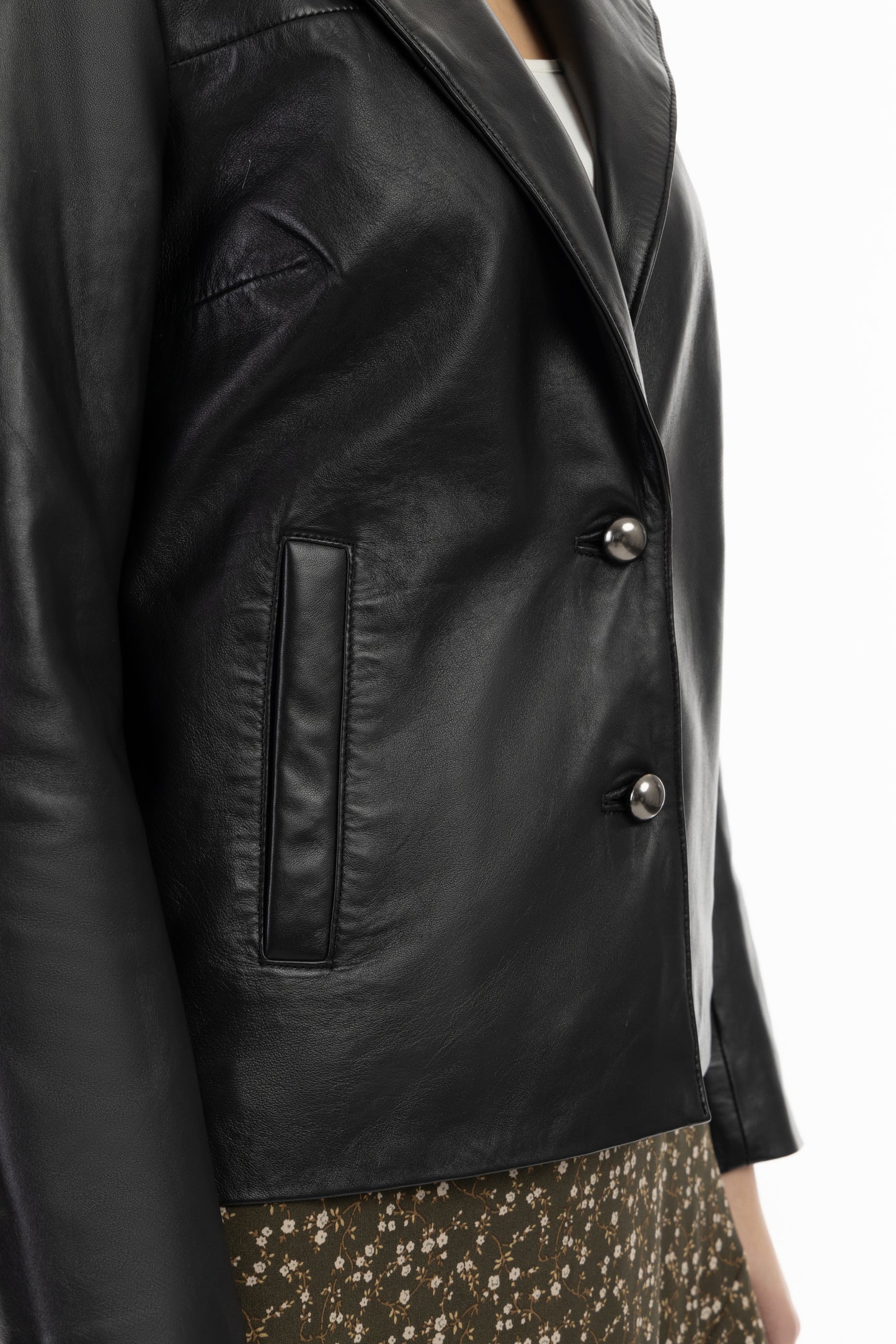 DreiMaster Vintage Women's Leather Blazer