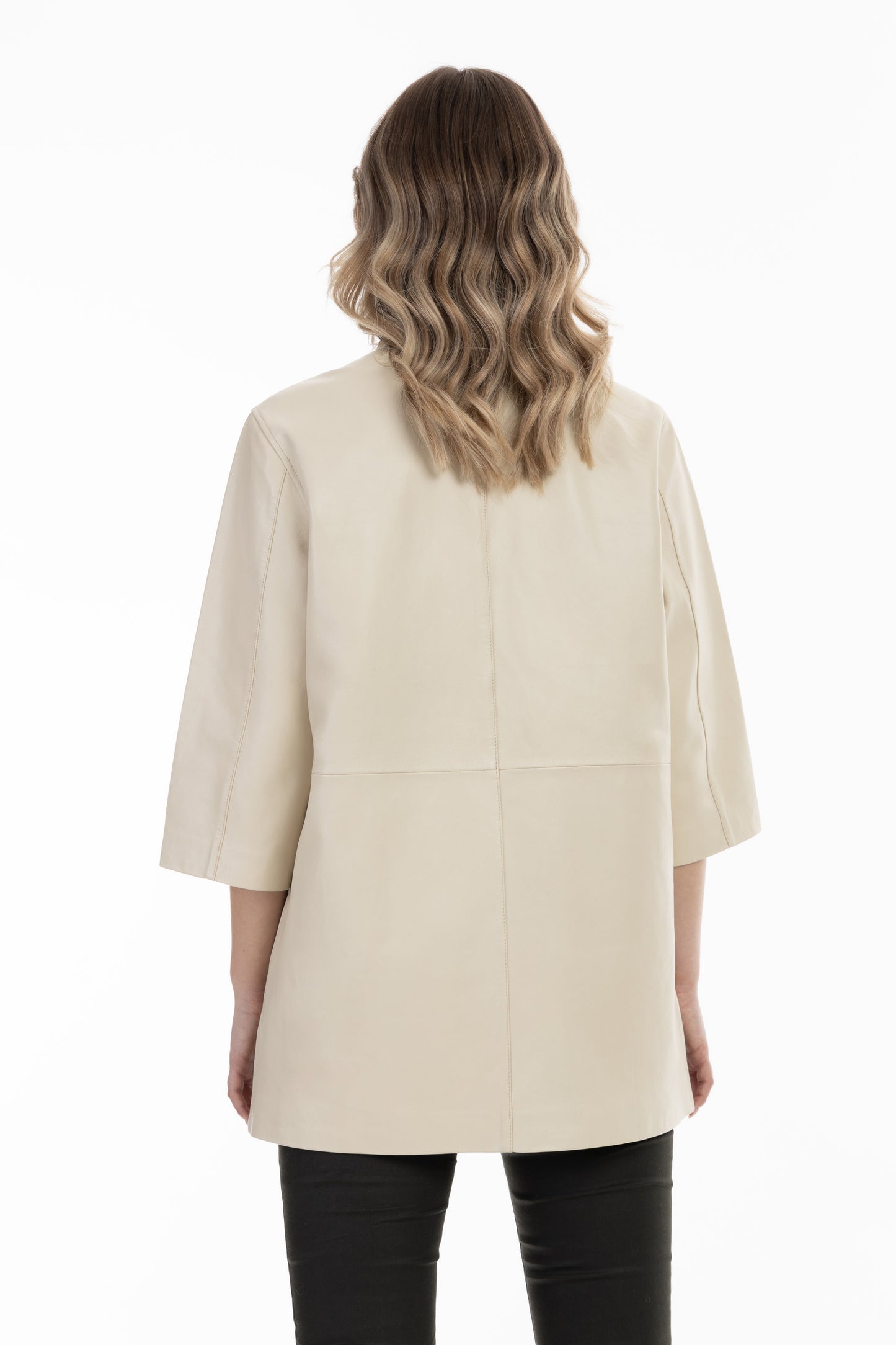 Vintage DreiMaster damska skórzana koszula