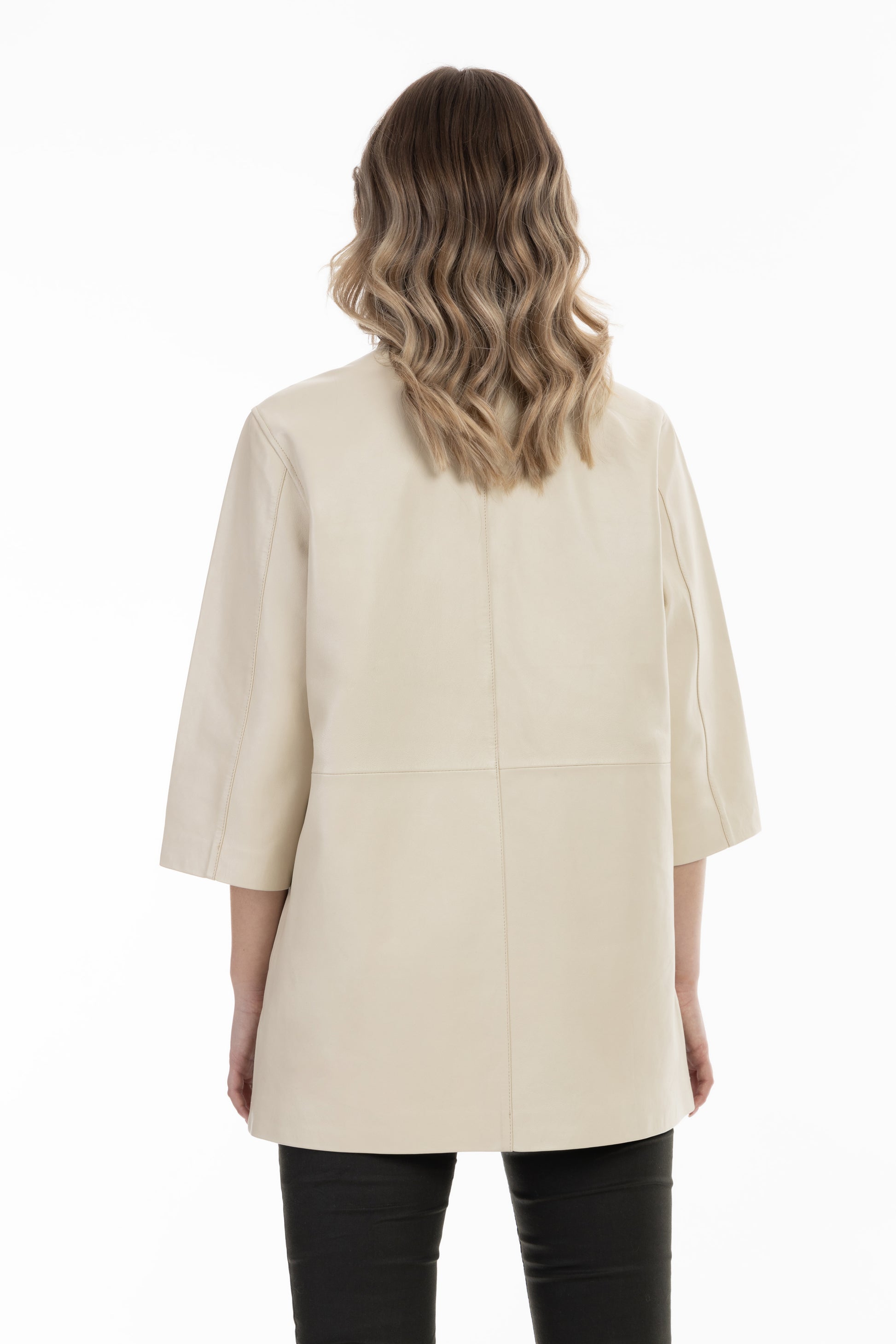 Vintage DreiMaster damska skórzana koszula