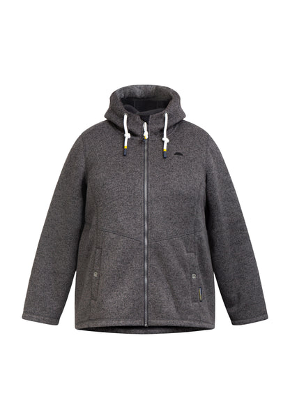 Schmuddelwedda Women's Plus Size Knitted Fleece Jacket