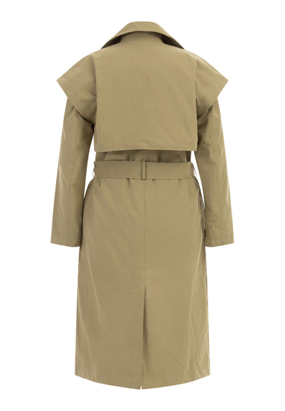 Dreimaster Vintage Trenchcoat für Damen