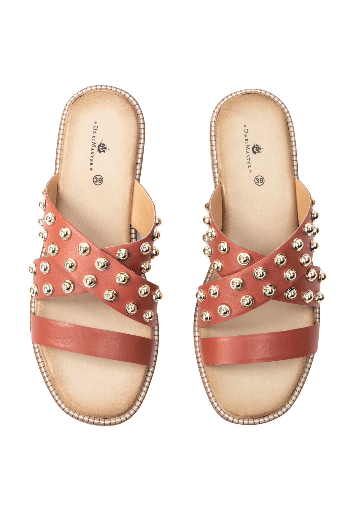 DreiMaster Vintage Women's Sandals With Studs