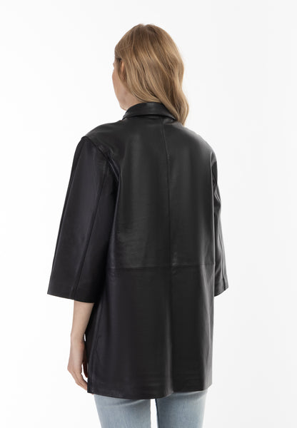 Vintage DreiMaster damska skórzana koszula