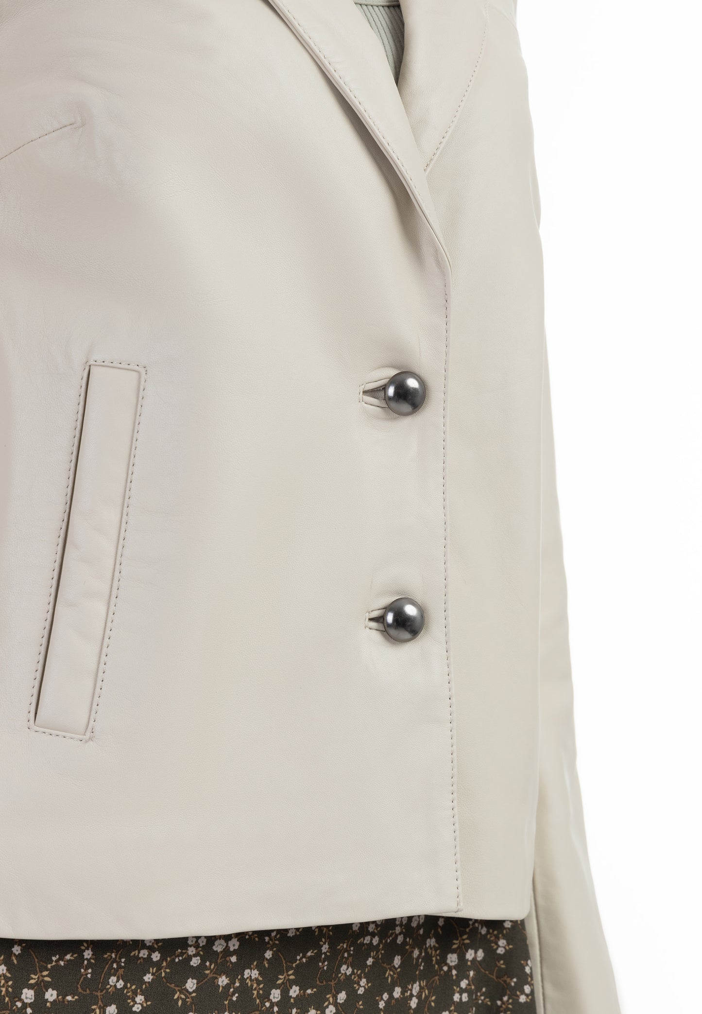 DreiMaster Vintage Women's Leather Blazer