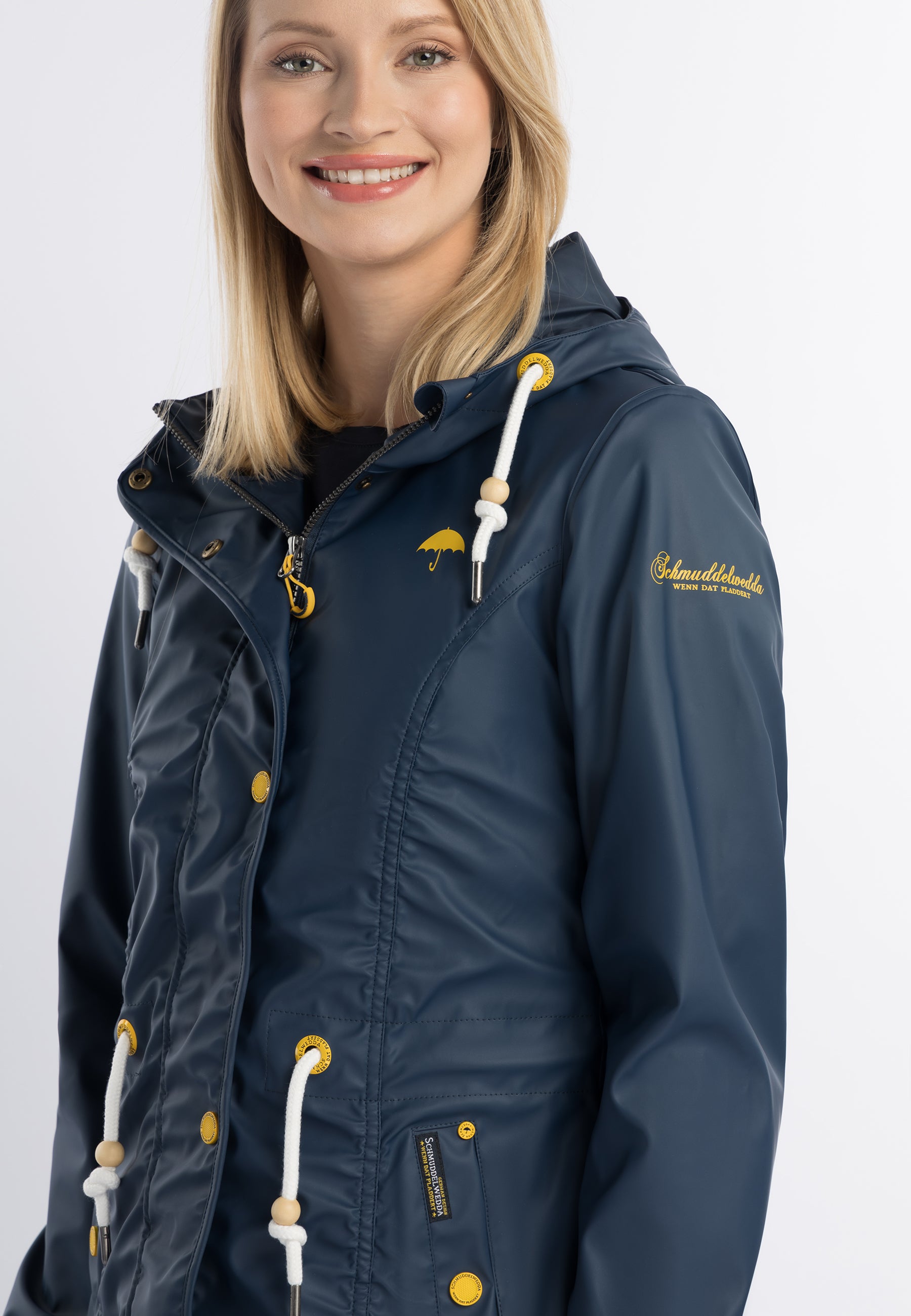 Schmuddelwedda Damen Regenmantel