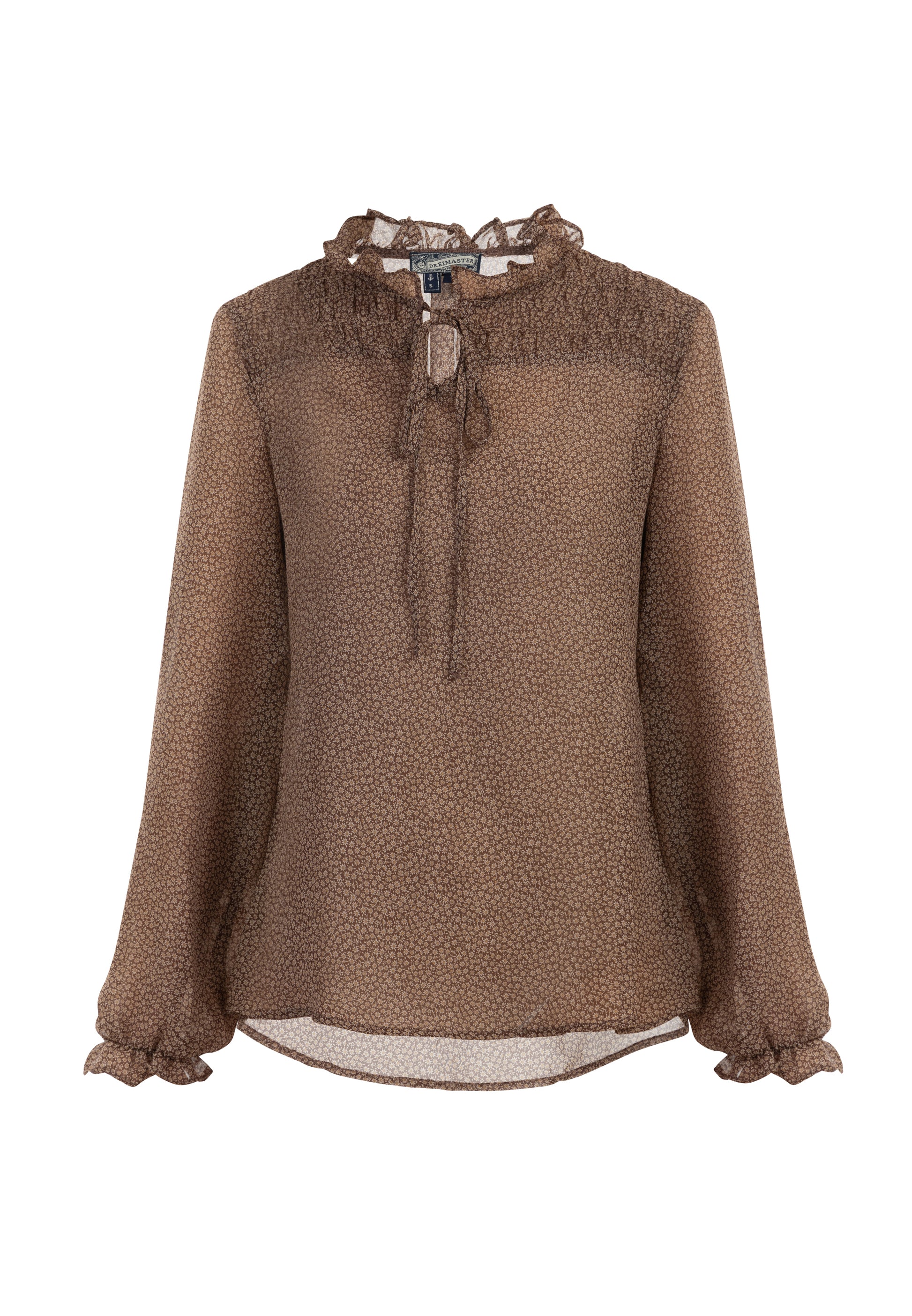 Dreimaster Vintage Damen Bluse