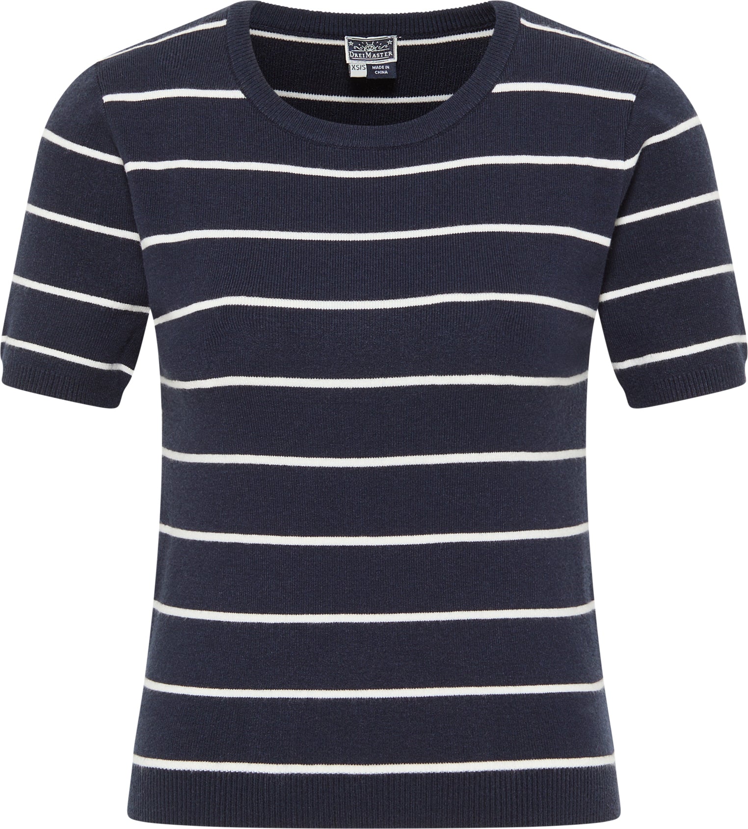 Dreimaster Maritim Damen Kurzarmpullover