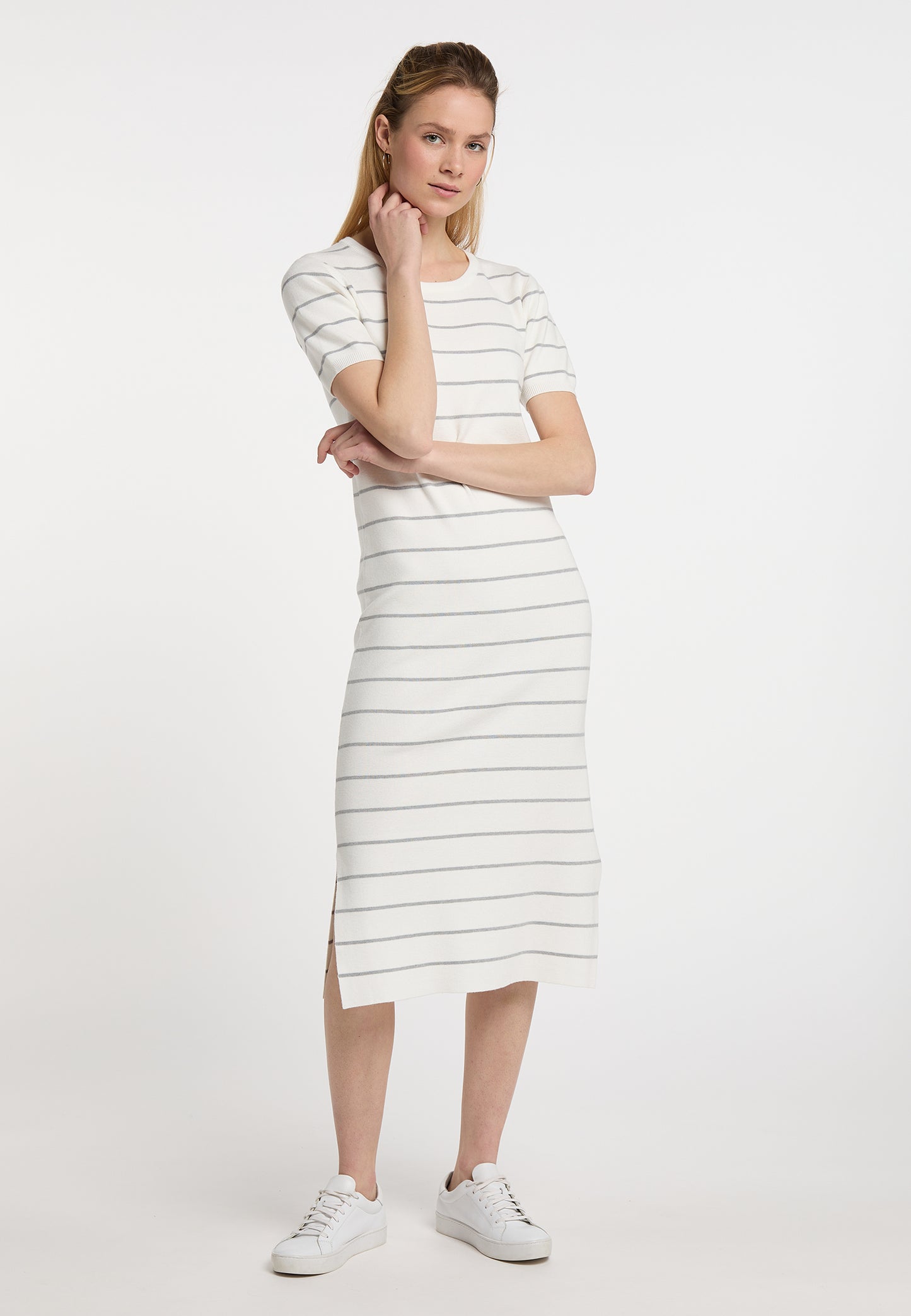 DreiMaster Maritim damska sukienka dzianinowa