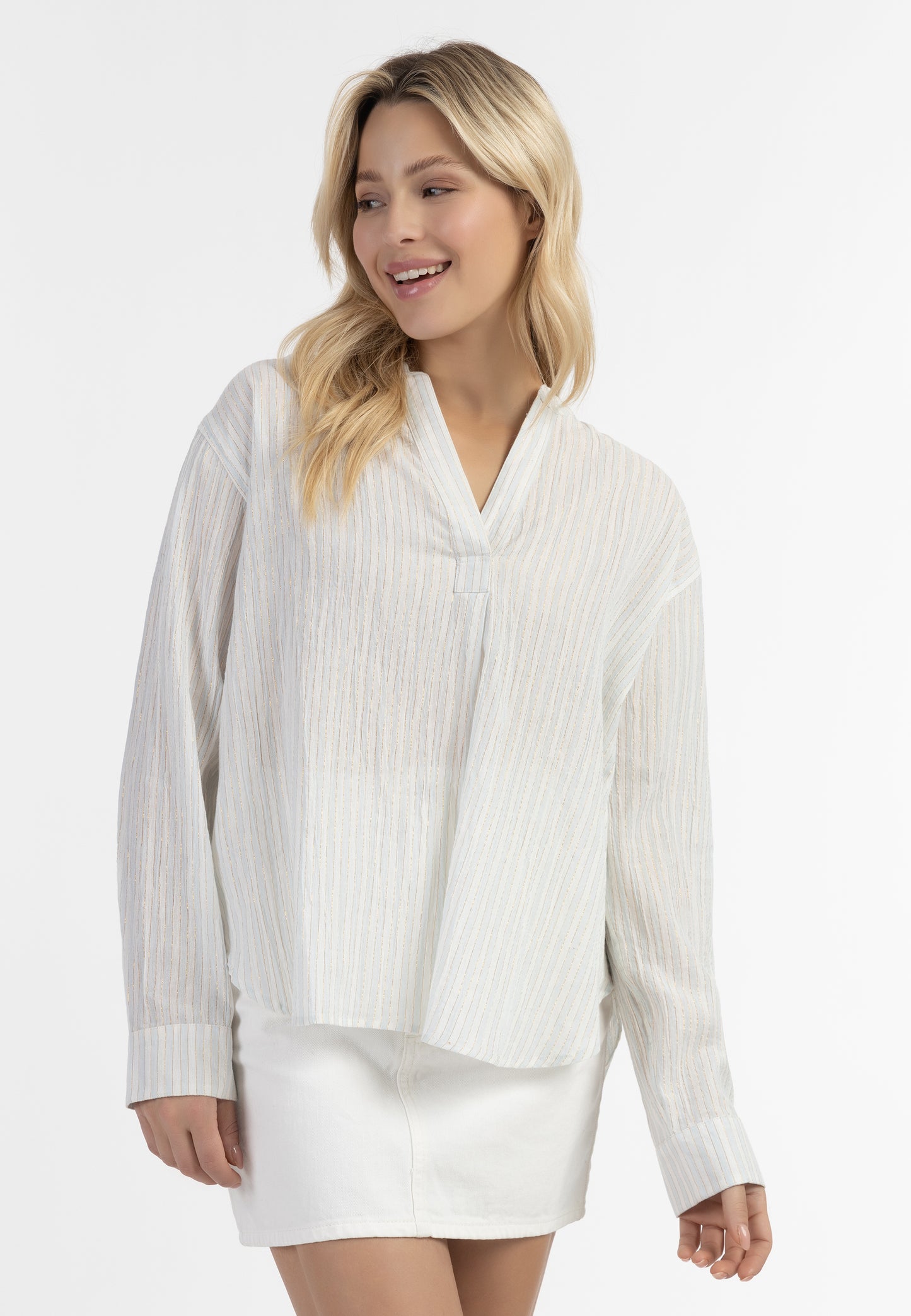 Dreimaster Vintage Damen Bluse Shirt