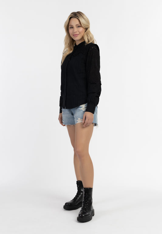 DreiMaster Vintage damska bluzka z długim rękawem