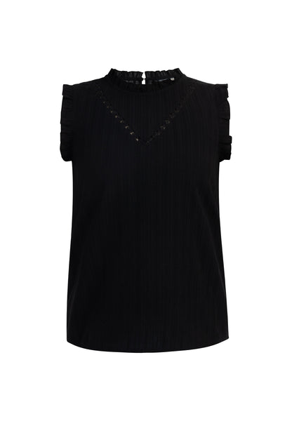 Dreimaster Vintage Damen Blusentop