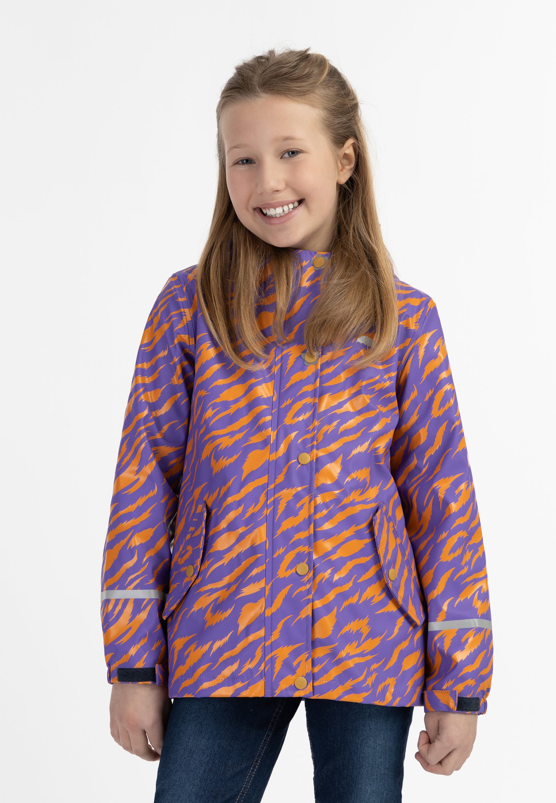Schmuddelwedda Raincoat With Print For Girls
