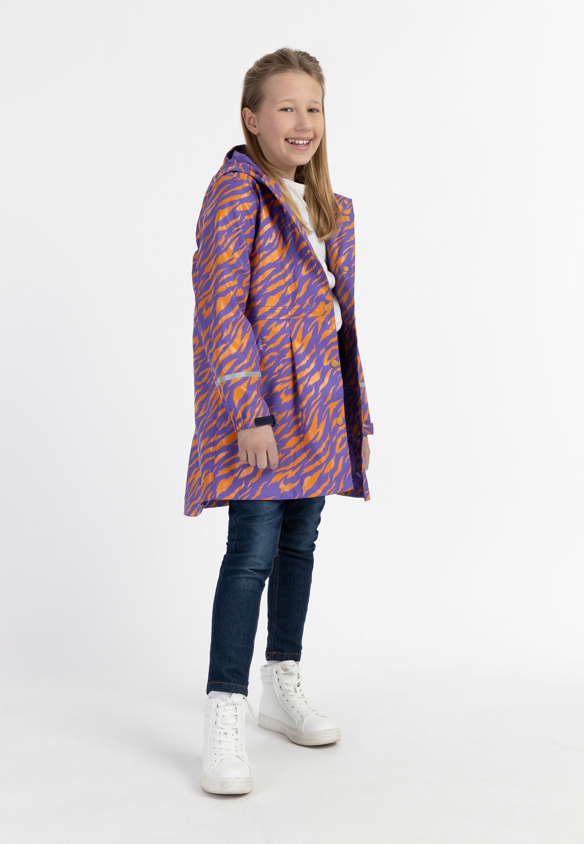 Schmuddelwedda Raincoat With Print For Girls