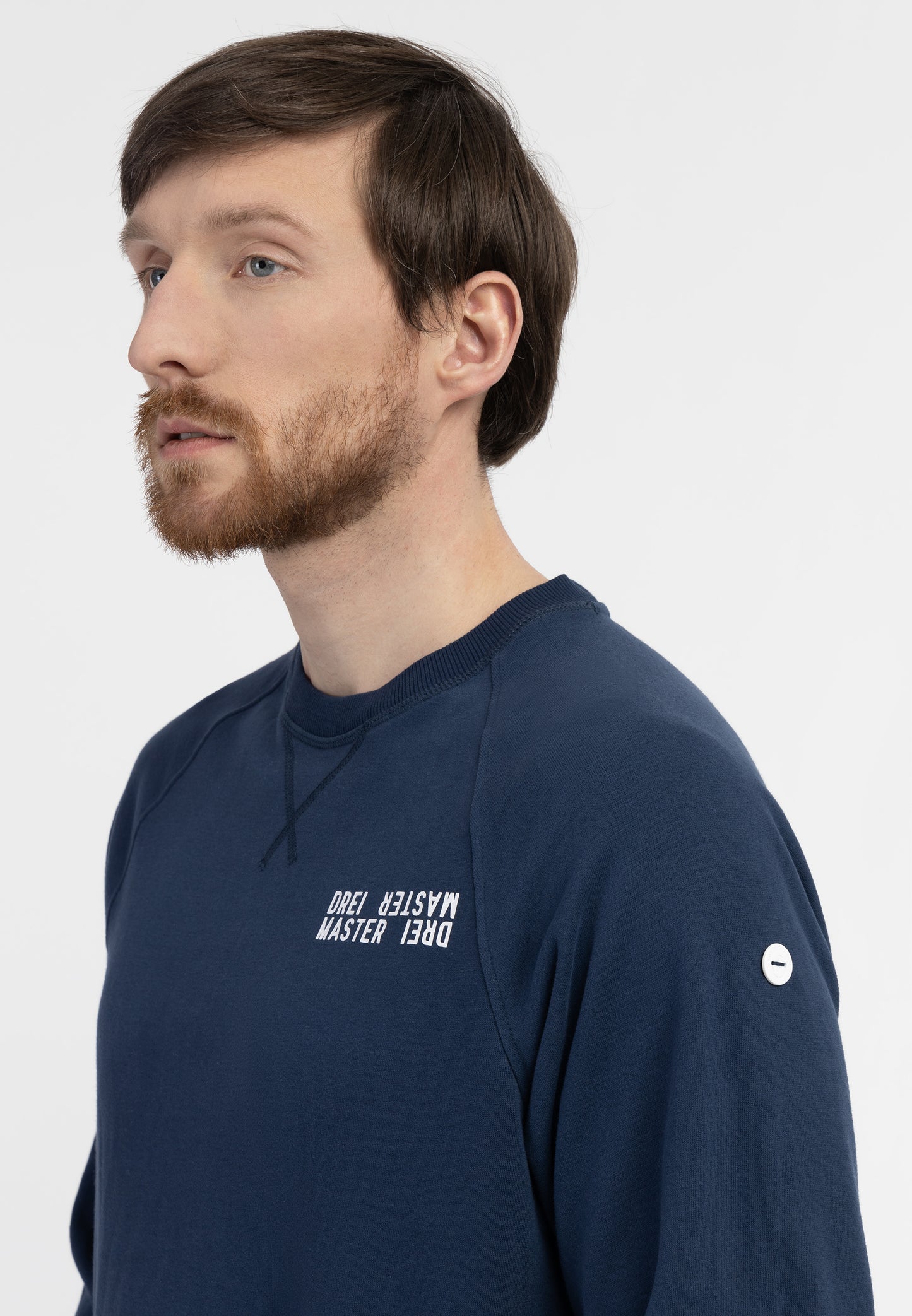 DreiMaster Maritim męska bluza z okrągłym dekoltem