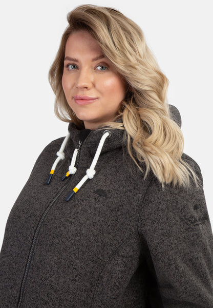 Schmuddelwedda Women's Plus Size Knitted Fleece Jacket