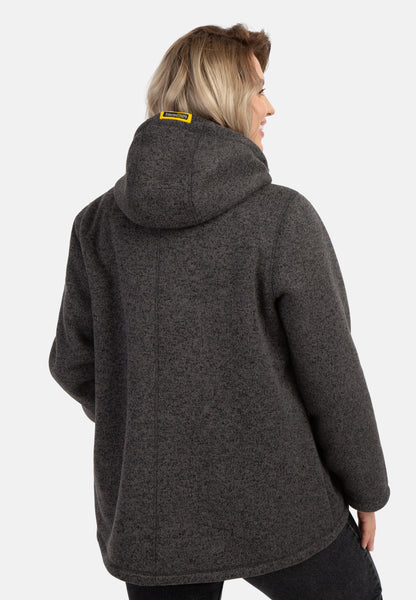 Schmuddelwedda Women's Plus Size Knitted Fleece Jacket