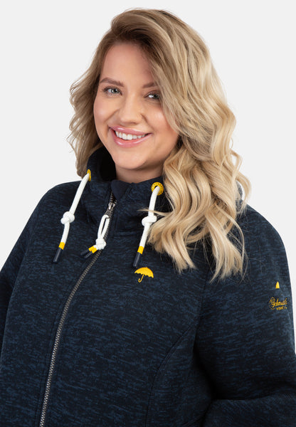 Schmuddelwedda Women's Plus Size Knitted Fleece Jacket