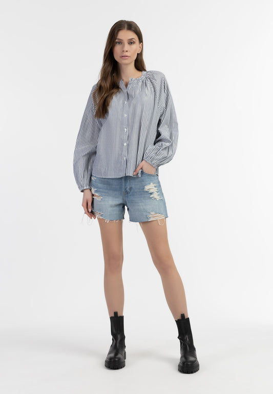 DreiMaster Vintage damska bluzka z długim rękawem