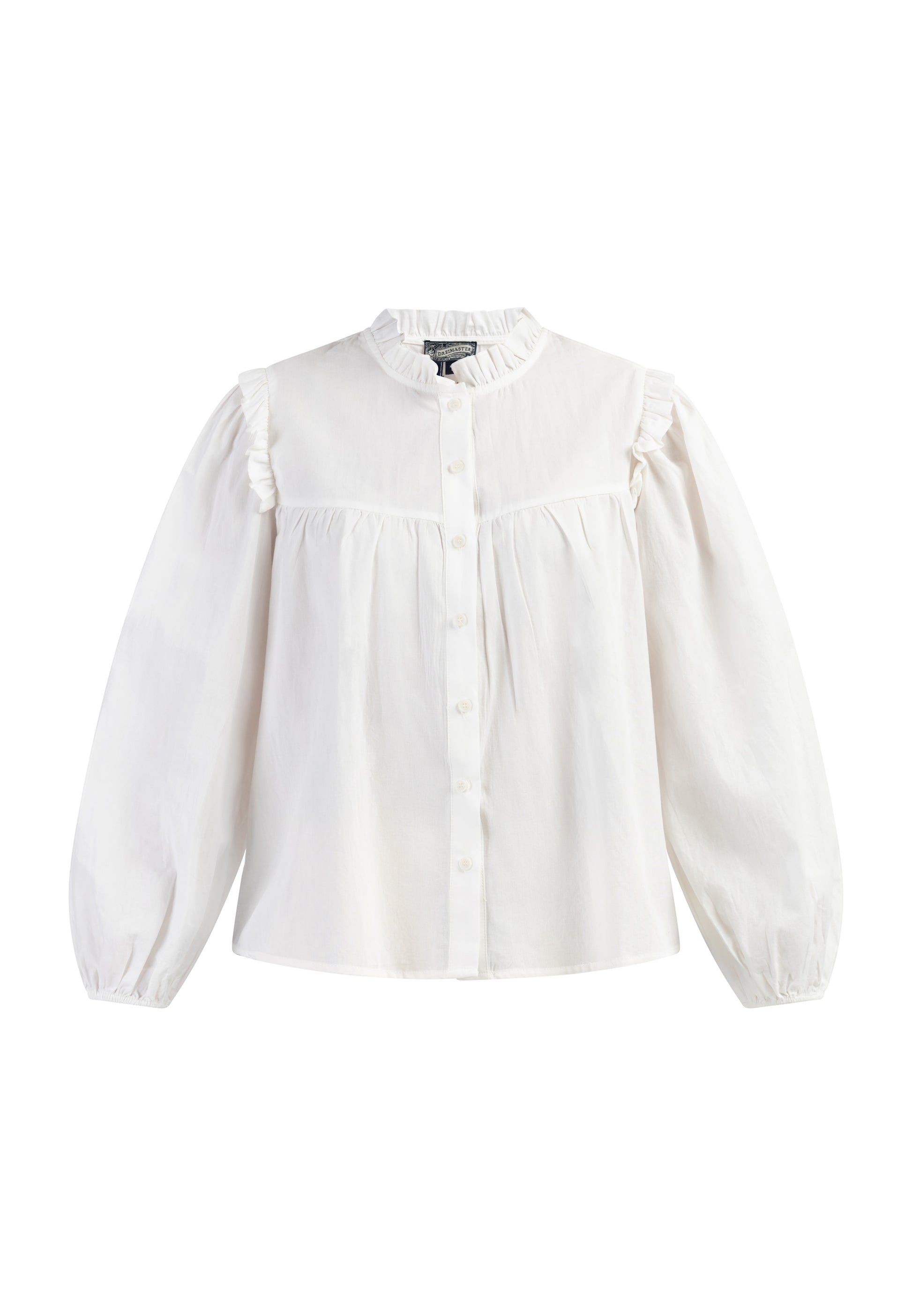 Dreimaster Vintage Damen Bluse