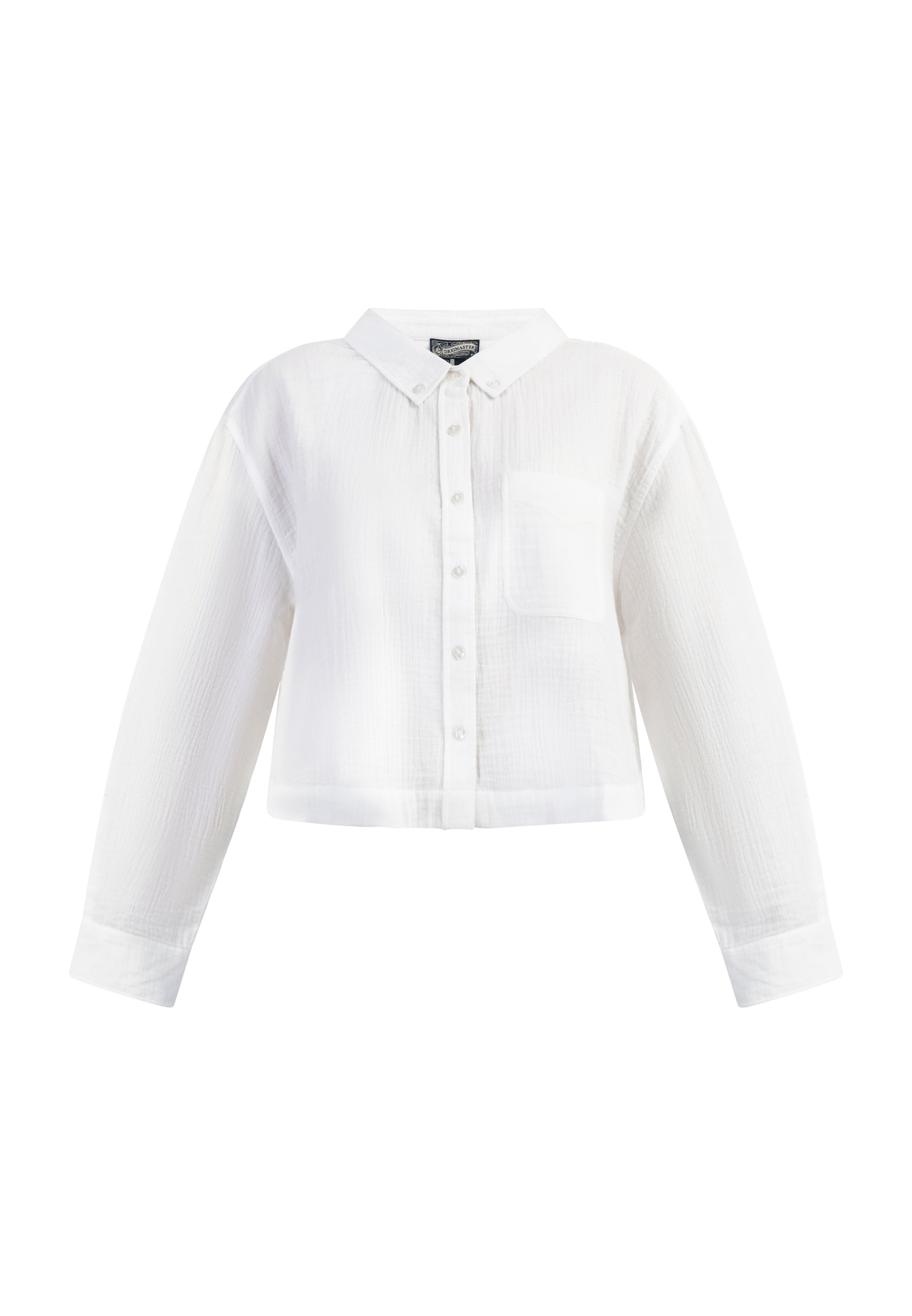 Dreimaster Vintage Damen Langarmbluse