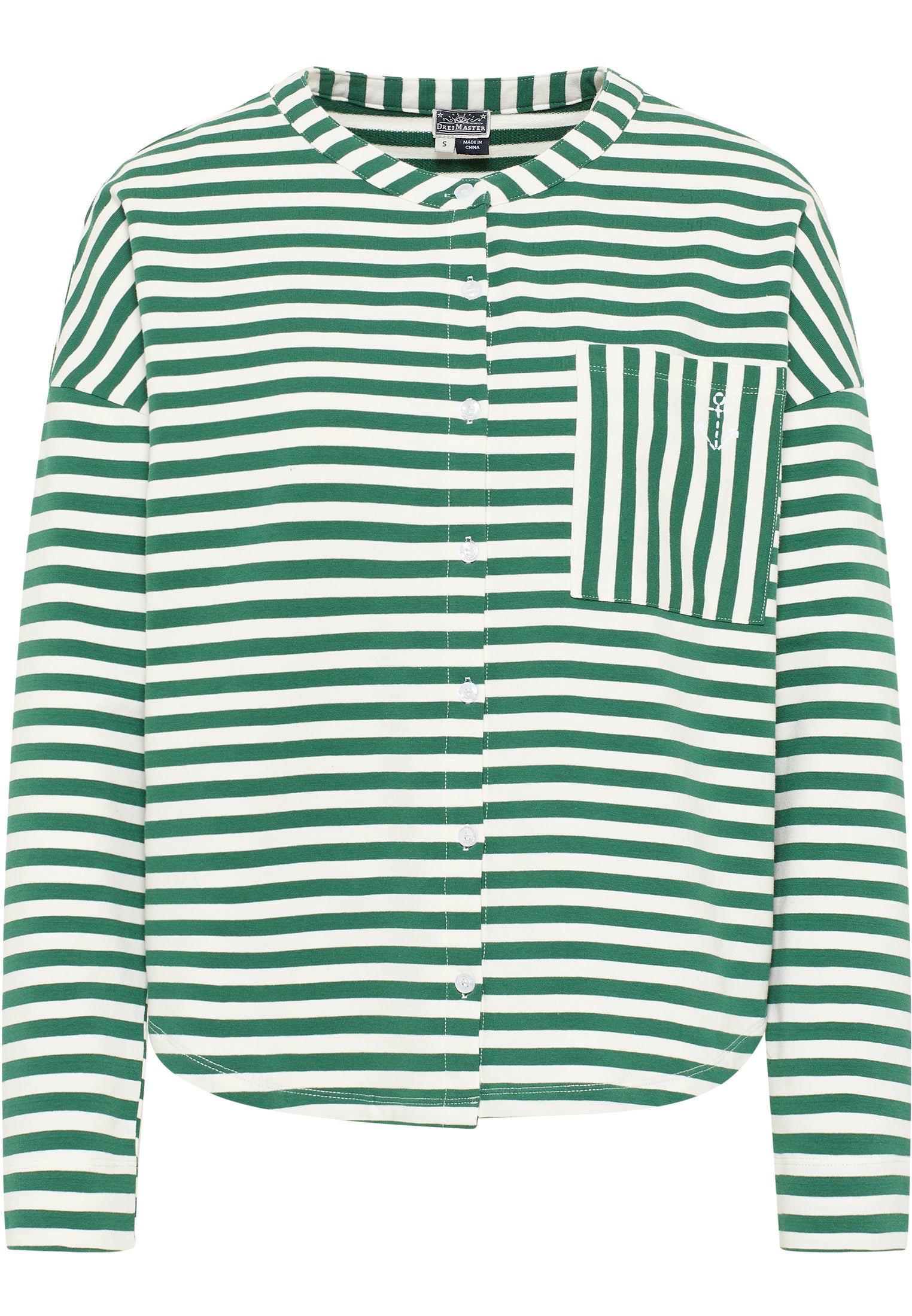 Dreimaster maritim Damen Sweatjacke