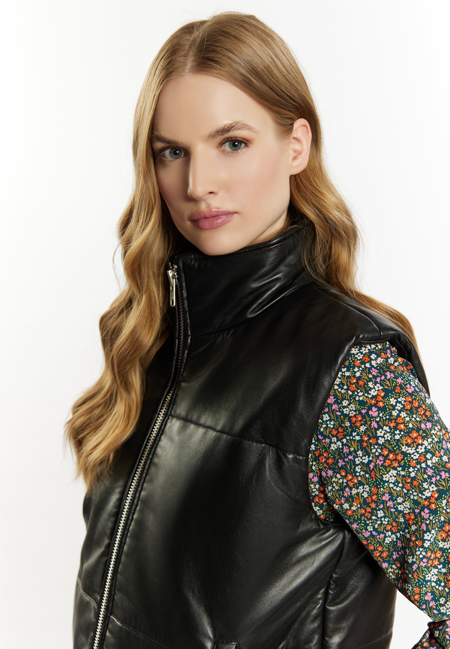 Dreimaster Vintage Women's Leather Vest