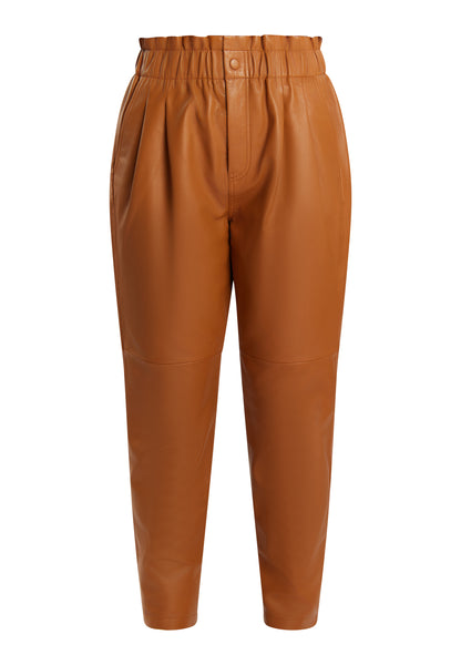 DreiMaster Vintage damskie spodnie skórzane