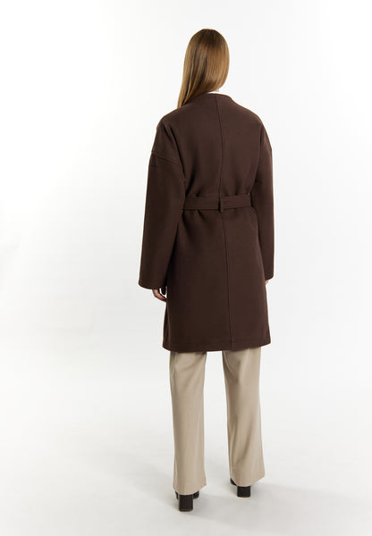 Dreimaster Klassik Women's Transitional Coat In A Wool Look