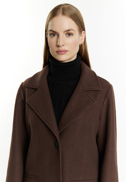 Dreimaster Klassik Women's Transitional Jacket In A Wool Look