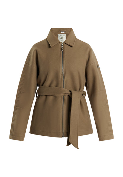 Dreimaster Vintage Women's Transitional Jacket In A Wool Look