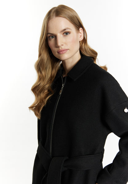 Dreimaster Vintage Women's Transitional Jacket In A Wool Look