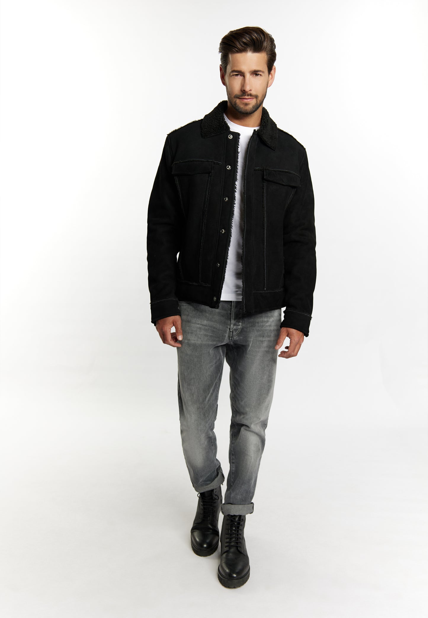 Dreimaster Vintage Men's Suede Jacket