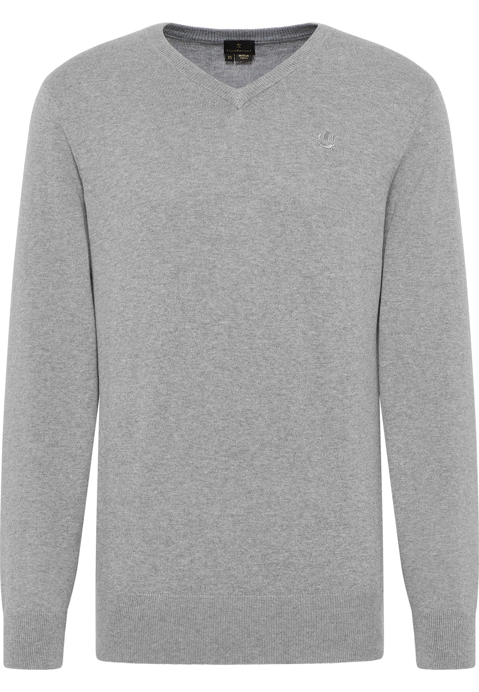 Dreimaster klassik Men's Basic Fine Knit Sweater