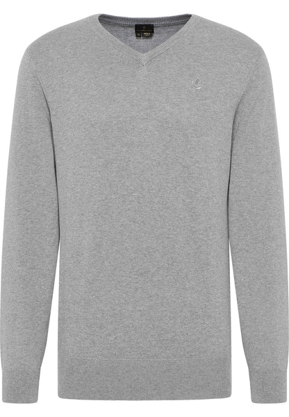 Dreimaster klassik Men's Basic Fine Knit Sweater