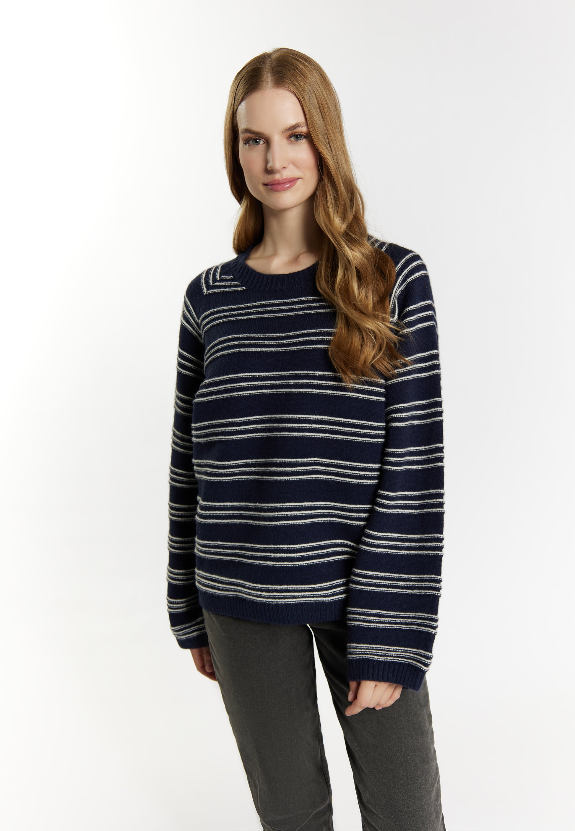 Dreimaster Vintage Damen Strickpullover