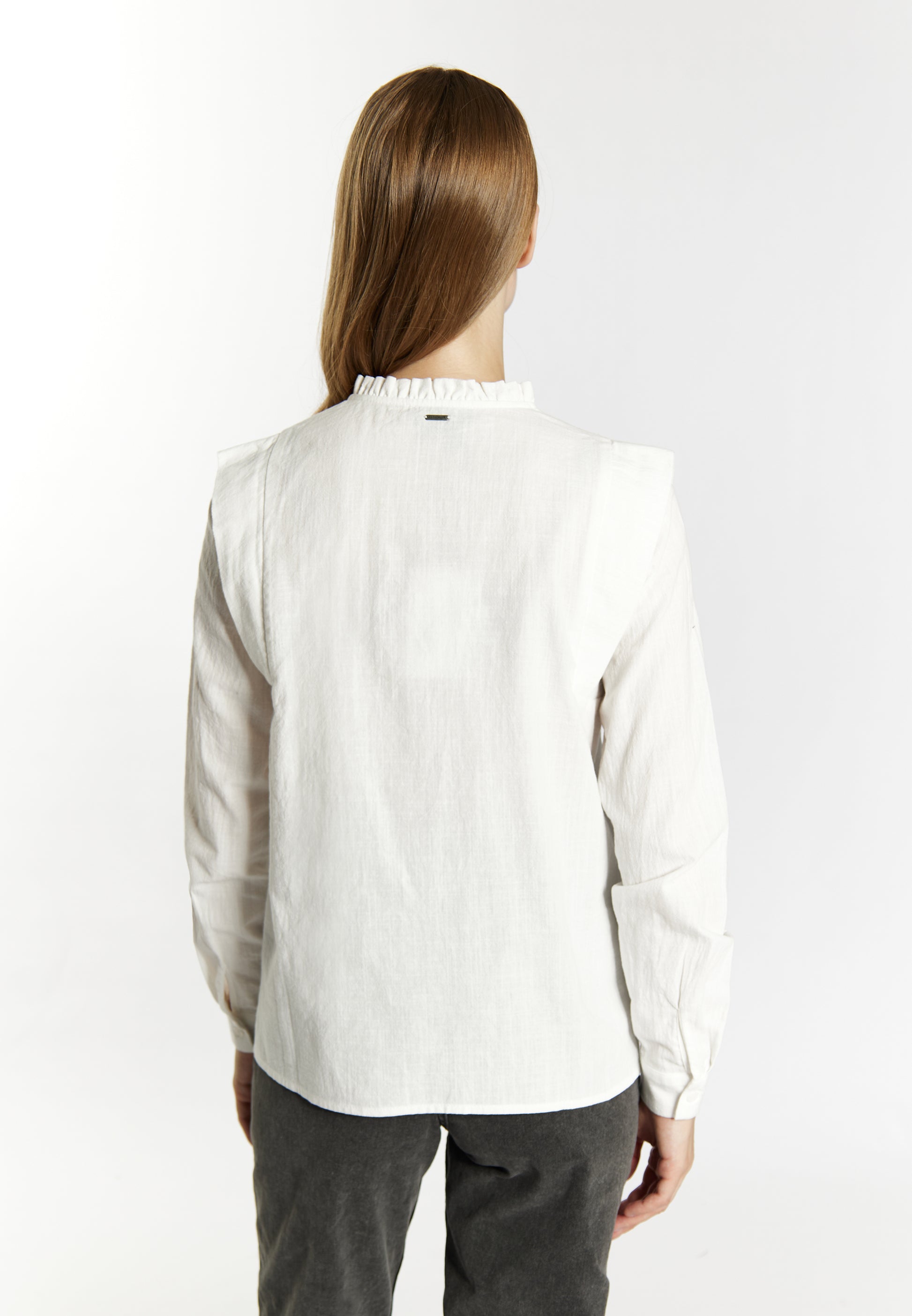 Dreimaster Vintage Damen Bluse