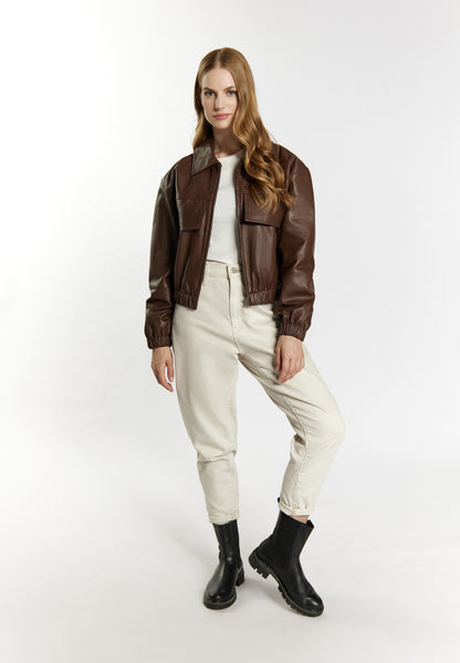 Dreimaster Vintage Damen-Lederblouson