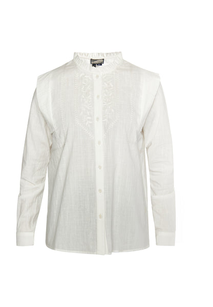 Dreimaster Vintage Damen Bluse