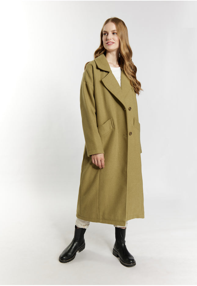 DreiMaster Vintage Women's Transitional Coat Made Of Wool Blend