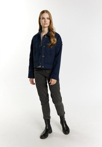 Dreimaster Vintage Damen Übergangsjacke aus einer Wollmischung