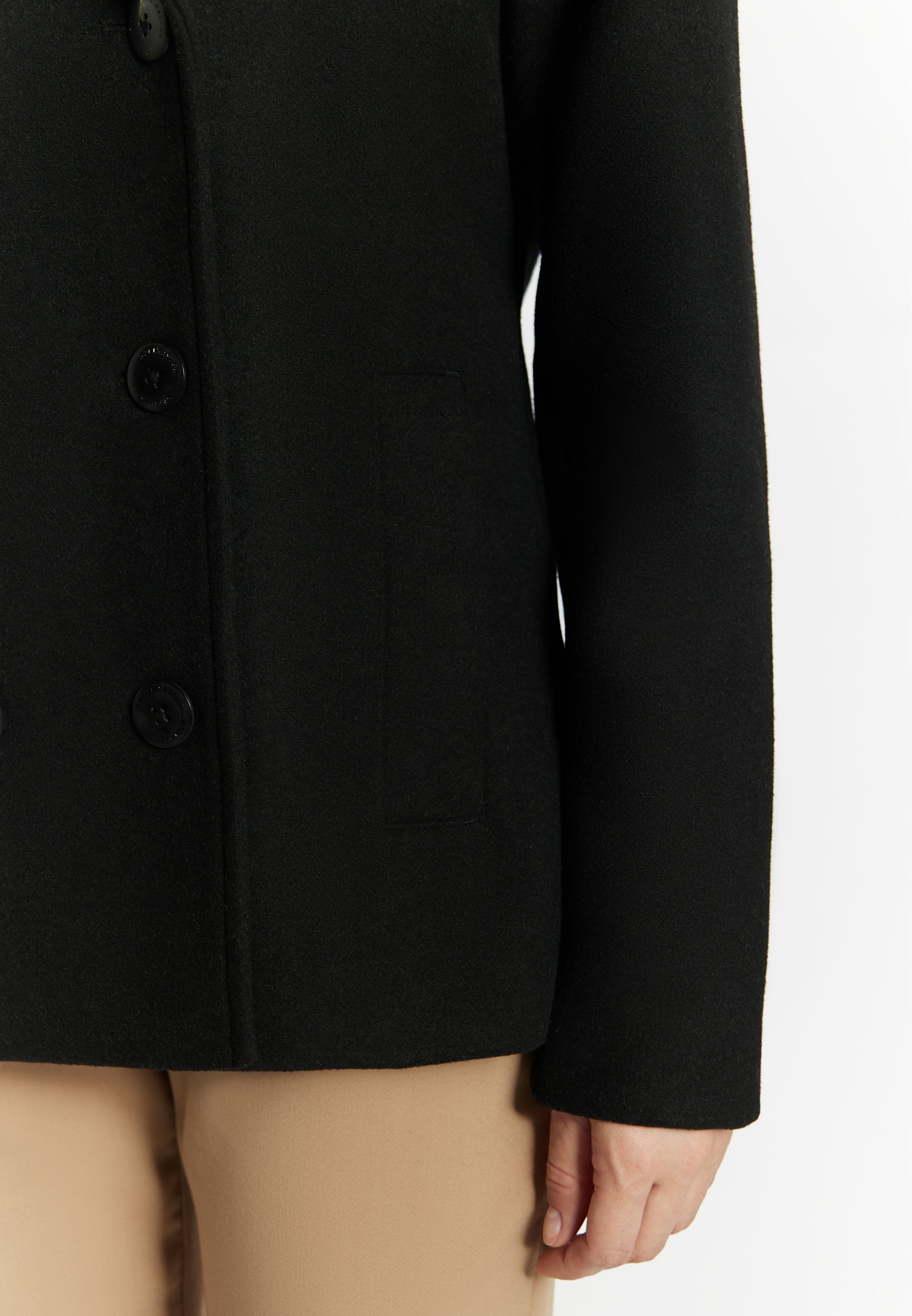 DreiMaster Klassik Women's Wool Blend Pea Coat